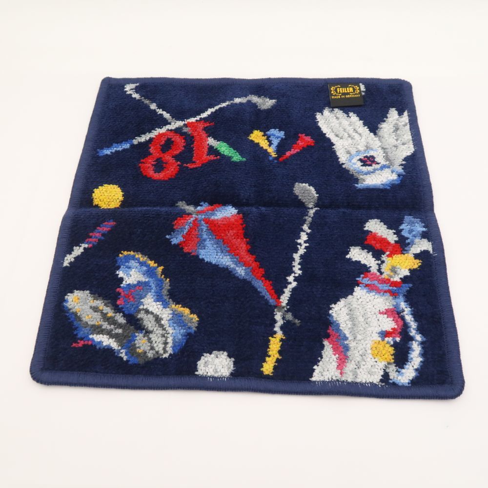 【B品】新品◆フェイラー FEILER◆ハンドタオル◆ゴルフ◆ネイビー Amazon | [フェイラー] ハンドタオル 【1C5823043780988】ゴルフ