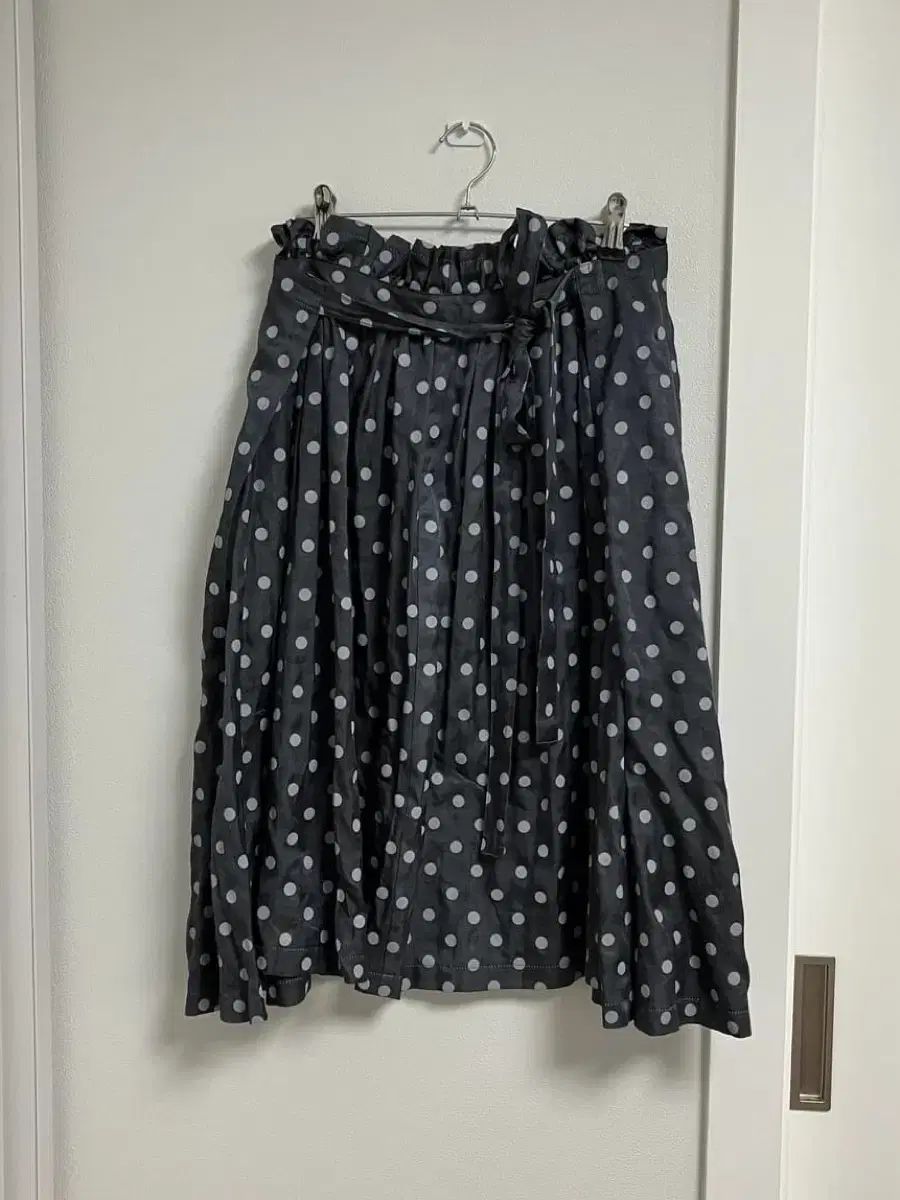 COMME des GARCONS コム デ ギャルソン プリーツ ドット ラップ スカート