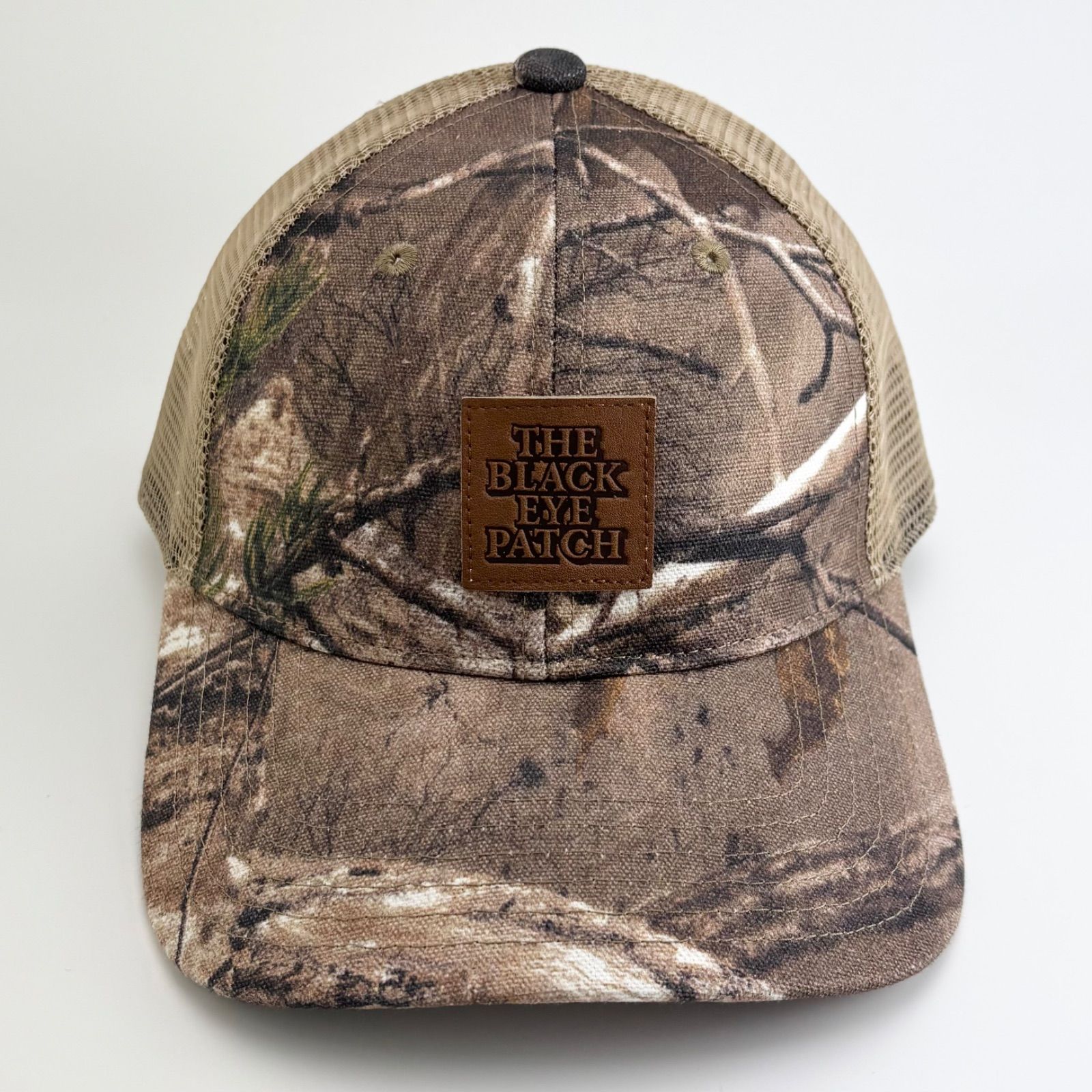 BLACK EYE PATCH レザーパッチ メッシュキャップ リアルツリーカモ ブラックアイパッチ