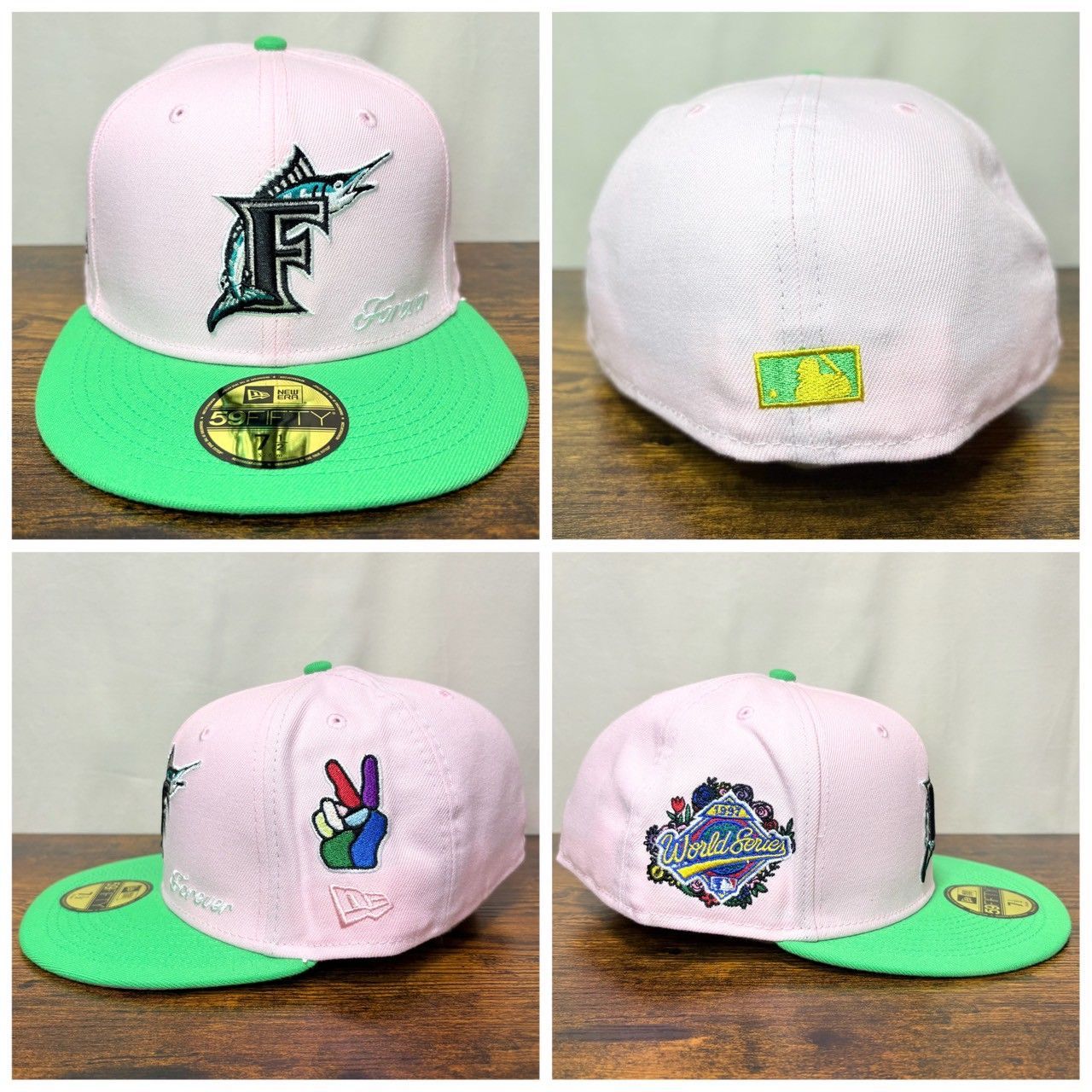 K32 ニューエラ 59fifty フロリダ マーリンズ MLB 美品 1820 K32 ニューエラ 59fifty フロリダ マーリンズ MLB 美品 1820