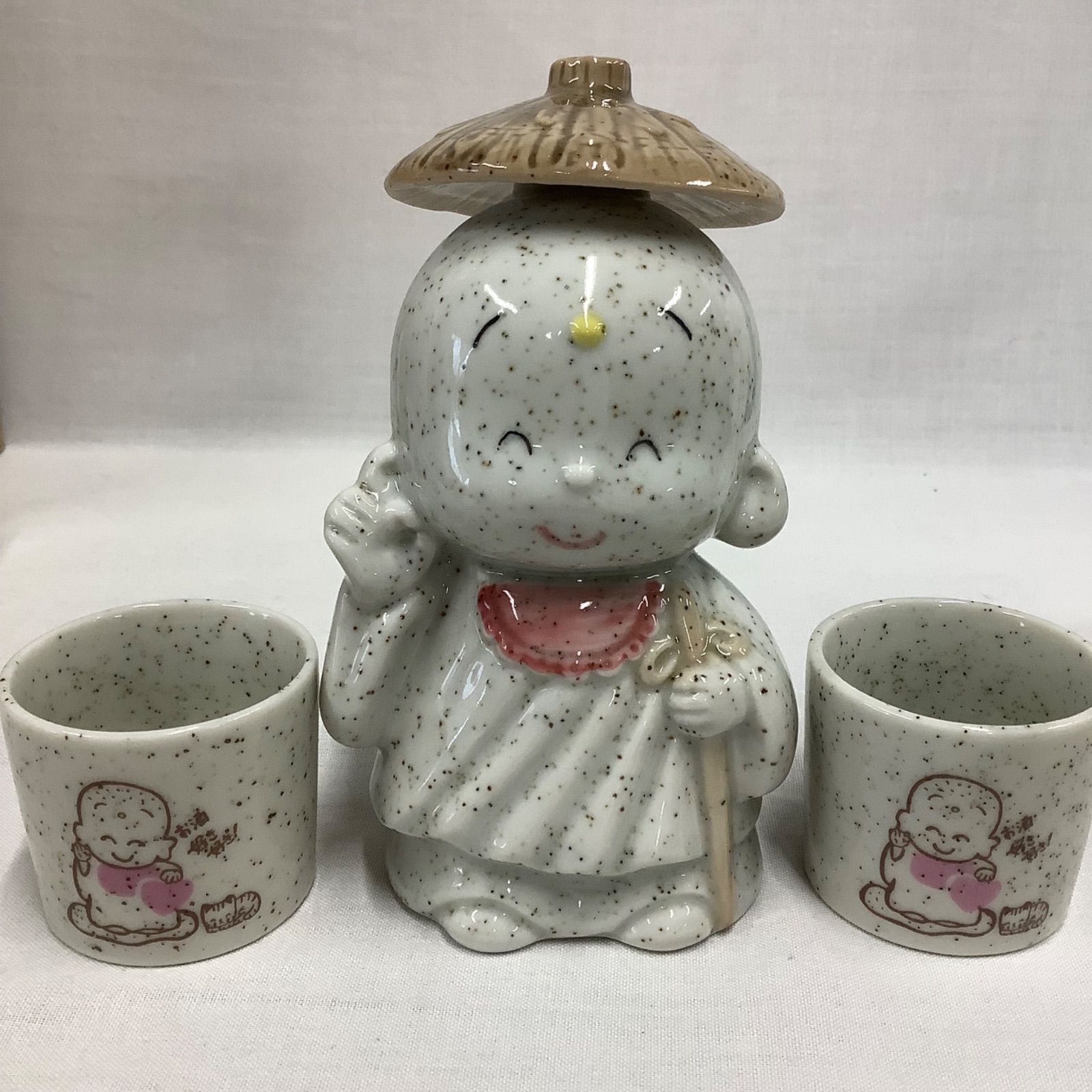 未使用】お地蔵さんお酒セット「お地蔵サマ」×2箱 徳利・お猪口 C457