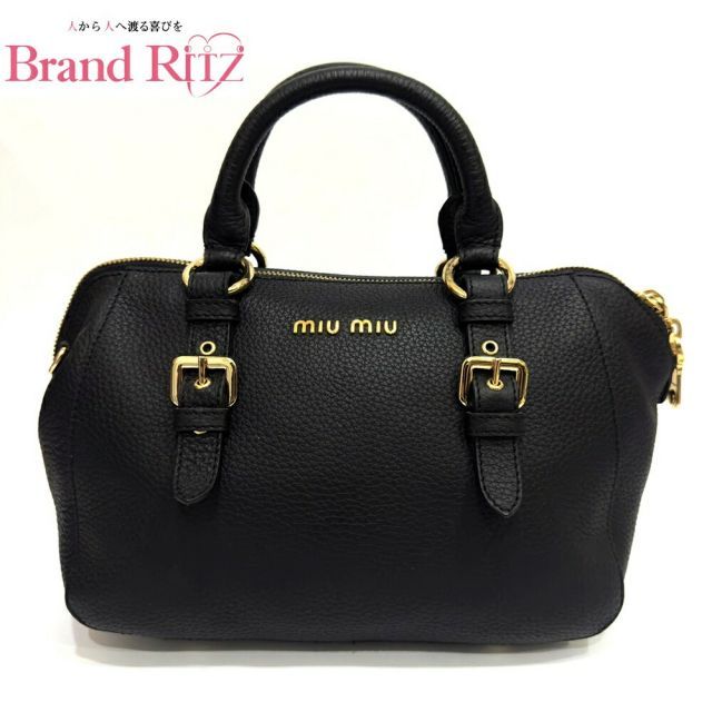 MIU MIU　ラージ　レザー　ヴィンテージ　2WAY　ショルダー　バッグ 楽天市場】【バッグ】Miu Miu ミュウ ミュウ ミュウミュウ