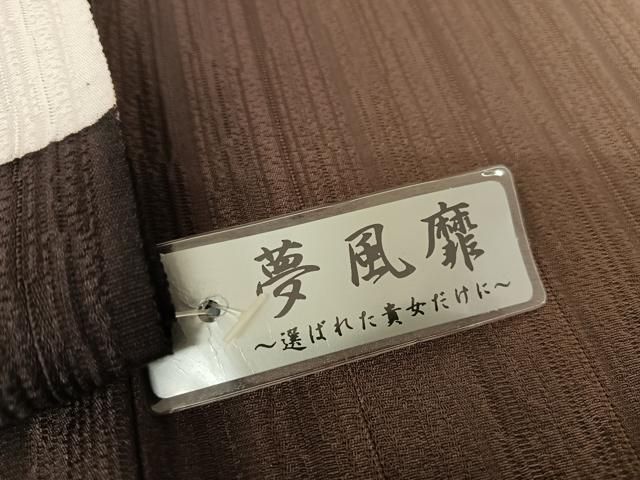 平和屋着物○坂圭祐 夢風靡 小紋 木目地紋 暈し染め 丹後ちりめん 反端