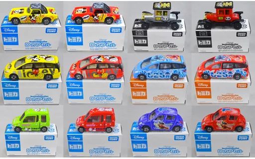 中古】ミニカー 全12種セット 「ディズニートミカコレクション D