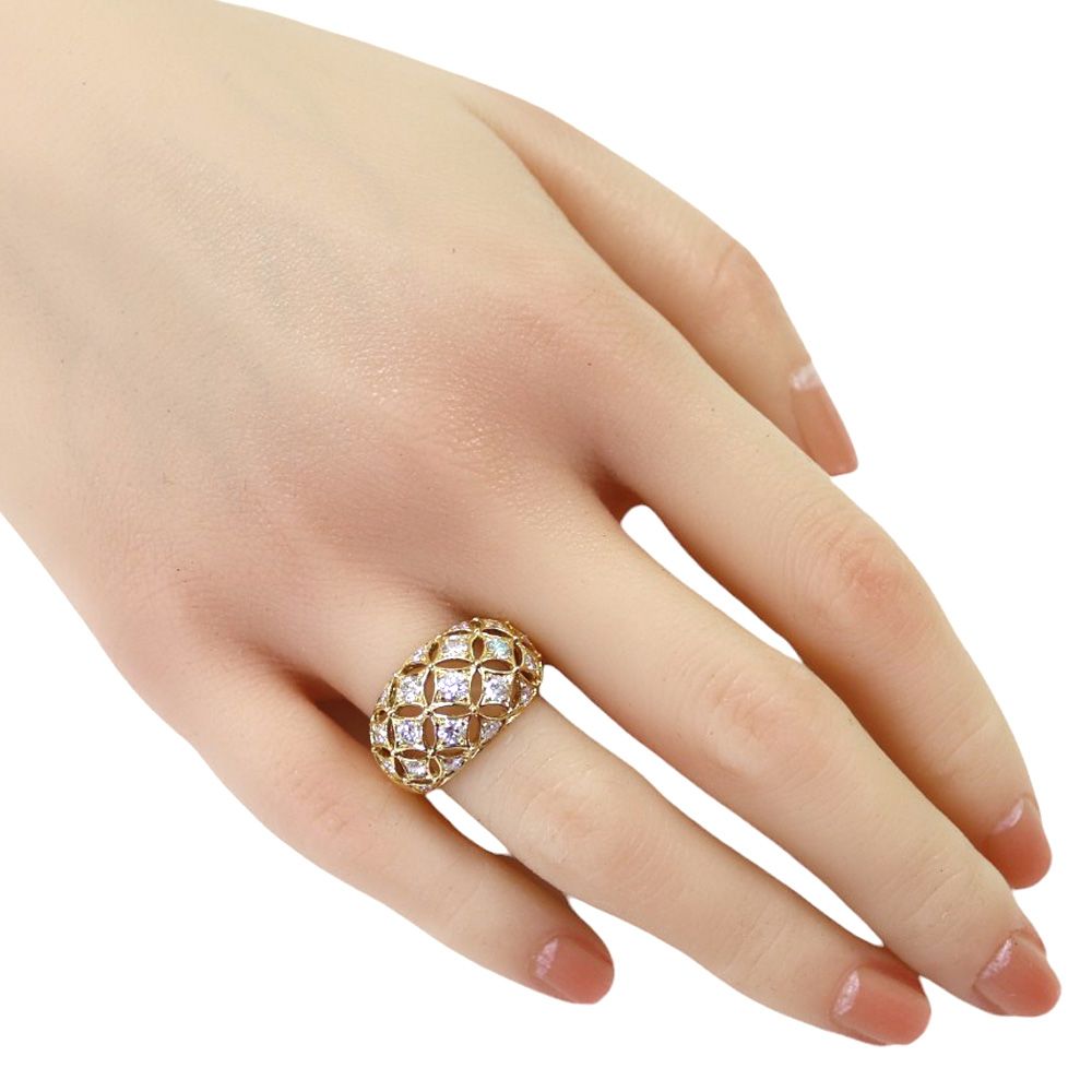 1円～ ミキモト K18YG ダイヤモンド ハート リング 0.13ct SELBY ミキモト リング パール 真珠 8.4mm ダイヤ ダイヤモンド M コレクション 13号 K18YG | フリマアプリ ラクマ