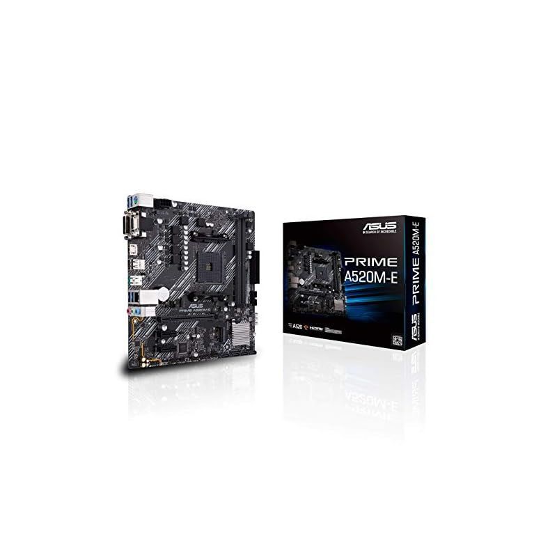 ASUS AMD A520 搭載 Socket AM4 対応 マザーボード PRIME A520M-E 【MicroATX】
