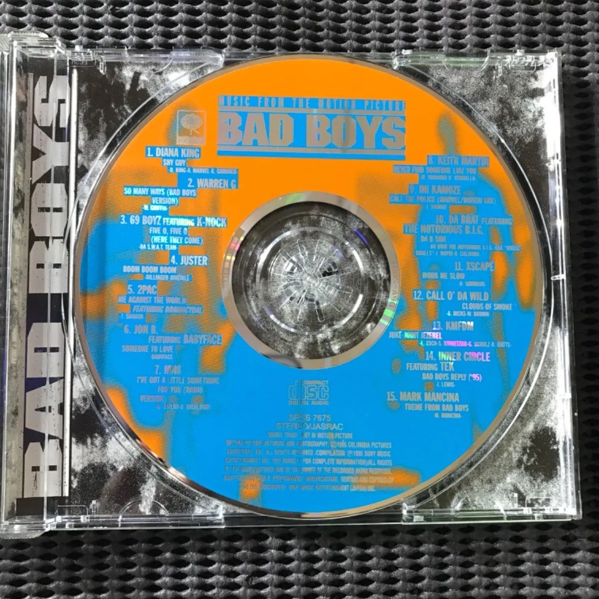 廃盤オリジナルサウンドトラックCD「バッド・ボーイズ」スコア
