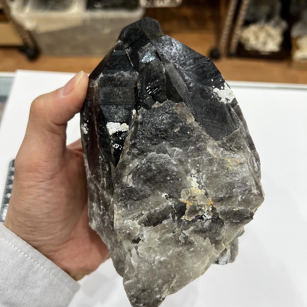 E22645】天然モリオン 黒水晶 モリオン 原石 天然石 鉱物
