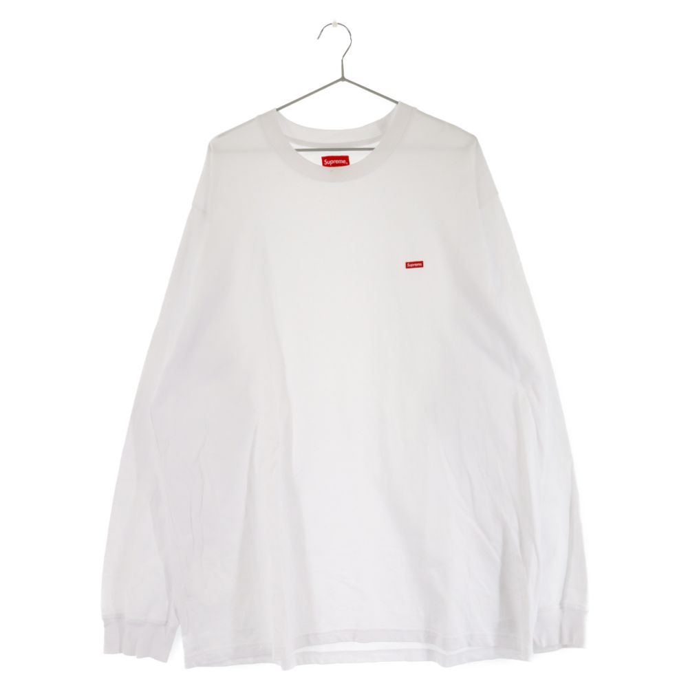 SUPREME シュプリーム Small Logo L/S Tee スモールボックスロゴ刺繍 ...