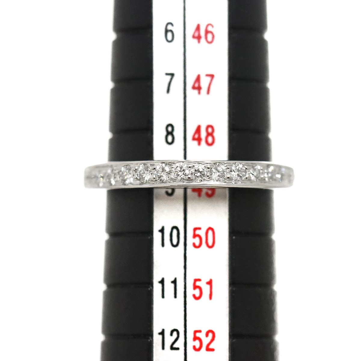 ティファニー TIFFANY&Co. 9号 リング ハーフ ダイヤ Pt プラチナ 指輪  