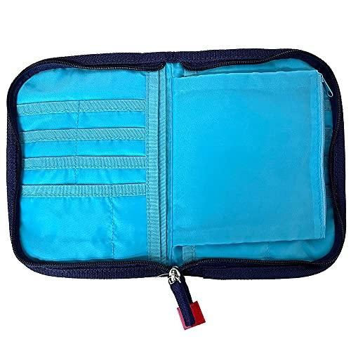 Hanna Hula 母子手帳ケース Mサイズ ボーダーレッド