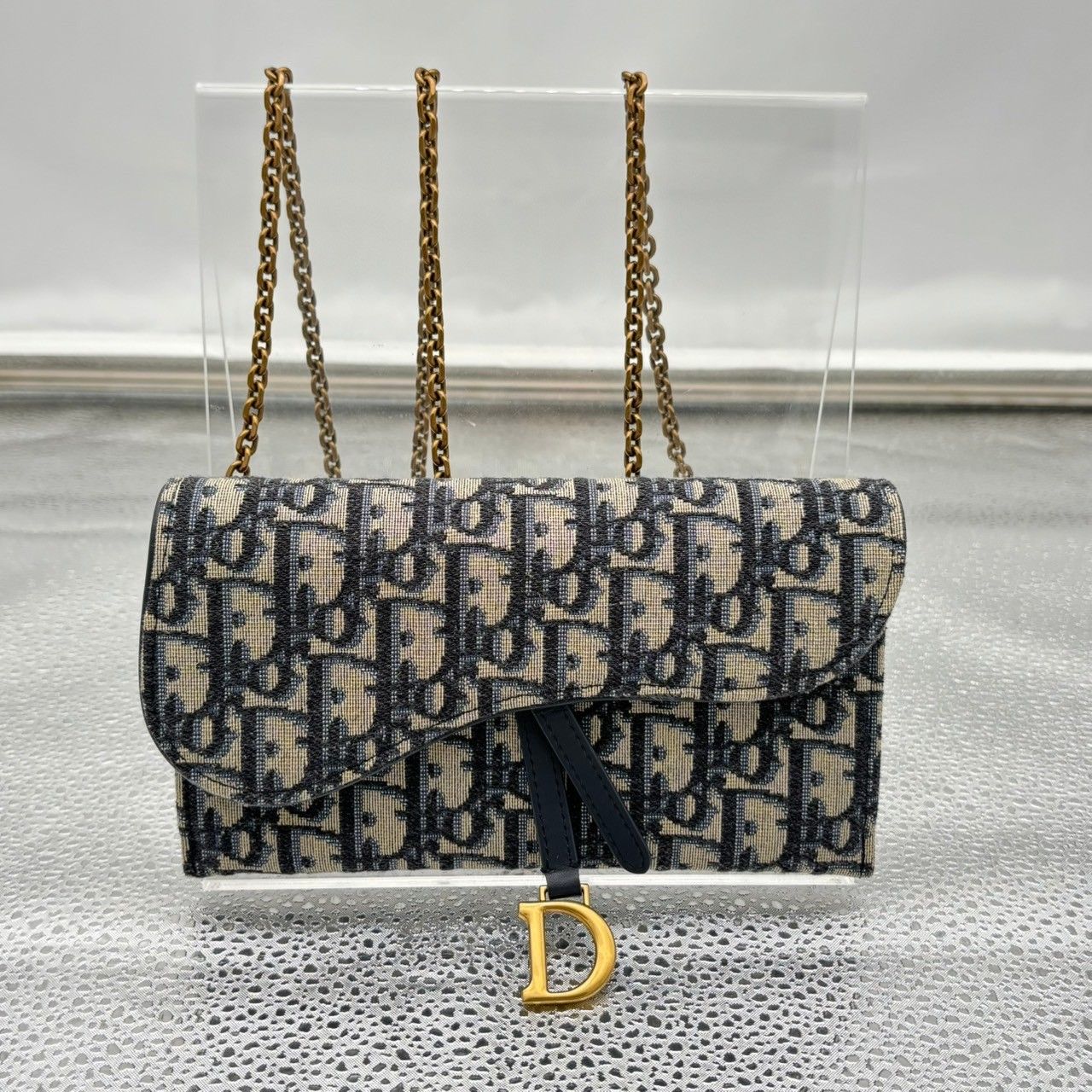 Dior サドルポーチ チェーンウォレット オブリーク S5620CTZQ
