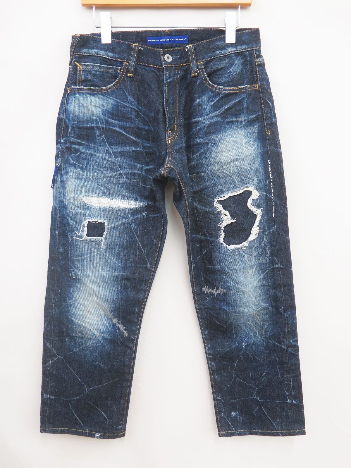 Fragment Design×VANQUISH フラグメントデザイン/ヴァンキッシュ VFP1038 THREE YEARS WASH WIDE  STRAIGHT DENIM デニムパンツ 28 - メルカリ