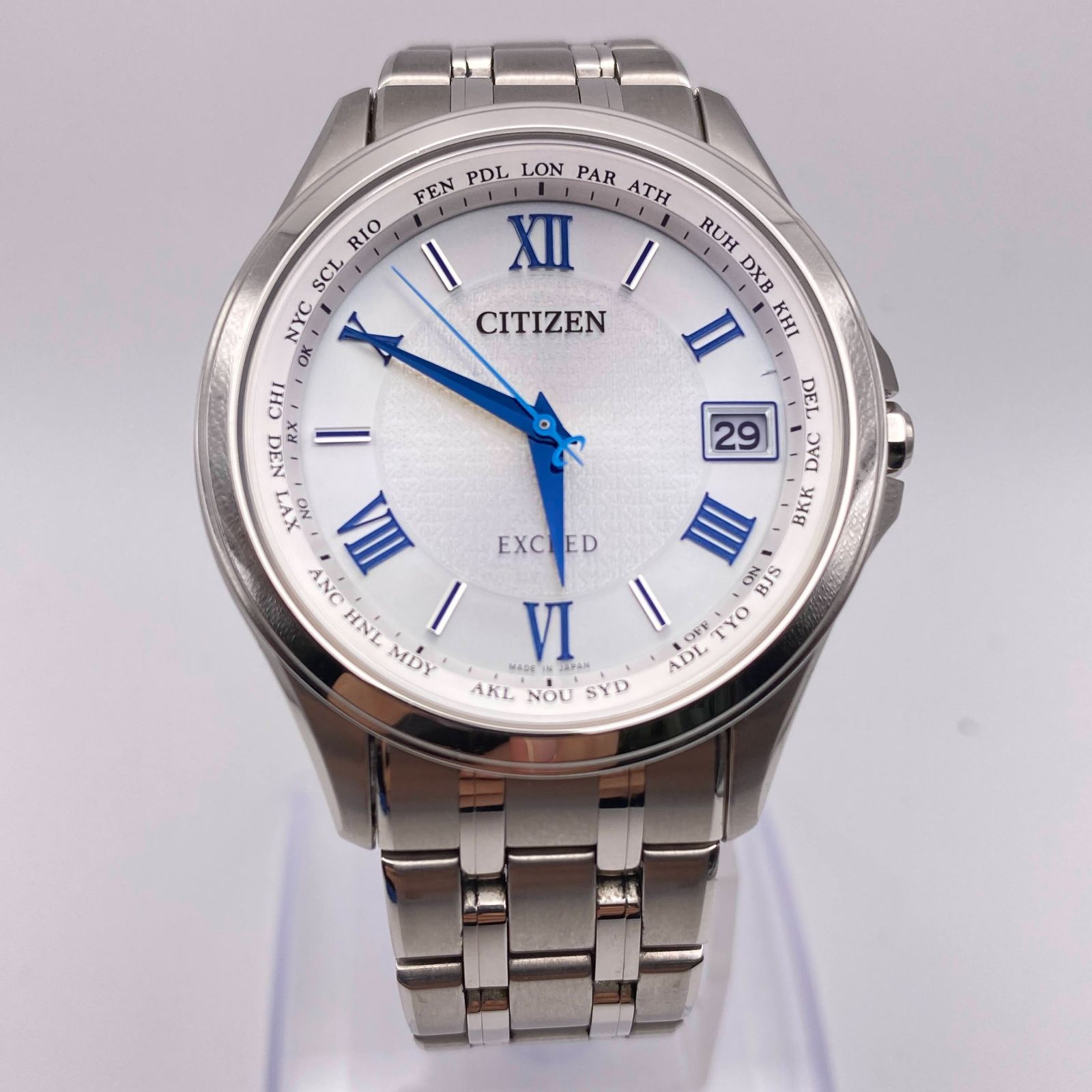 シチズン CITIZEN ソーラー電波 エクシード EXCEED エコドライブ