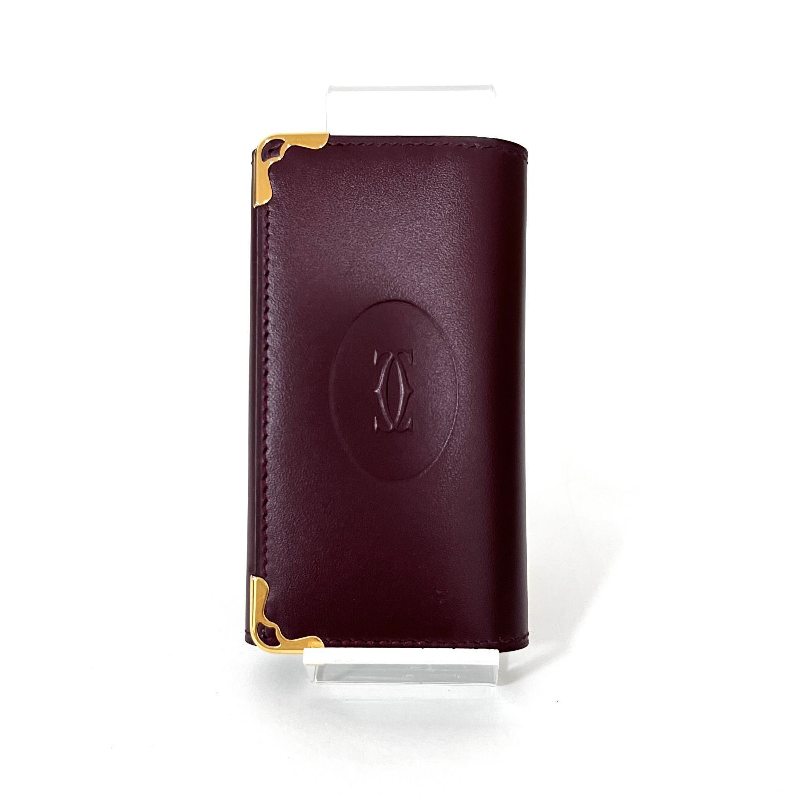 SD2826 Cartier カルティエ マストライン レザー ボルドー 6連キーケース 鍵入れ