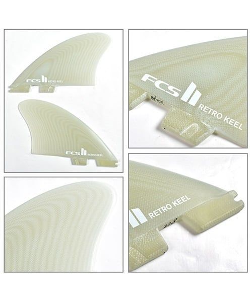 FCS2 エフシーエスツー RETRO KEEL PG CLEAR TWIN FIN レトロキール