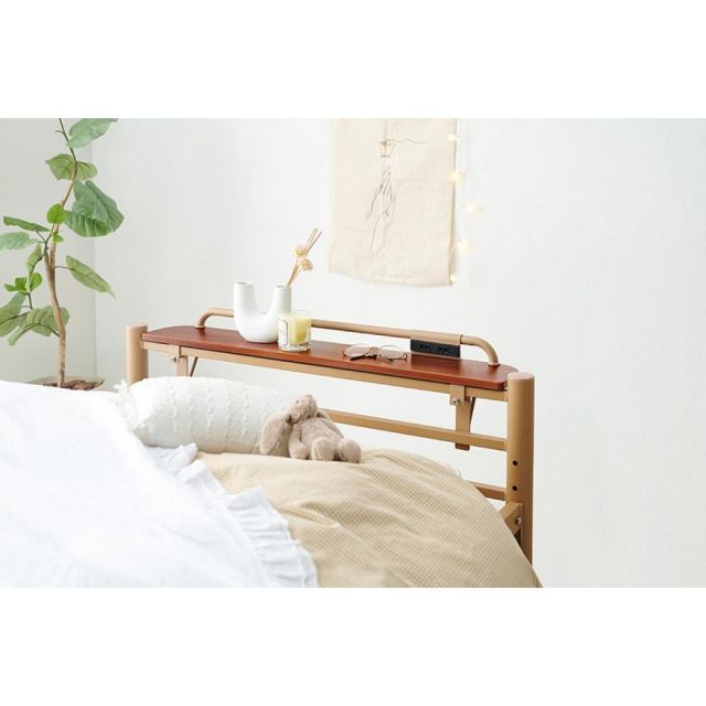 萩原 Hagihara KH-3961S-LT 宮棚付きシングルロングベッド 新生活 インテリア 家具おしゃれ