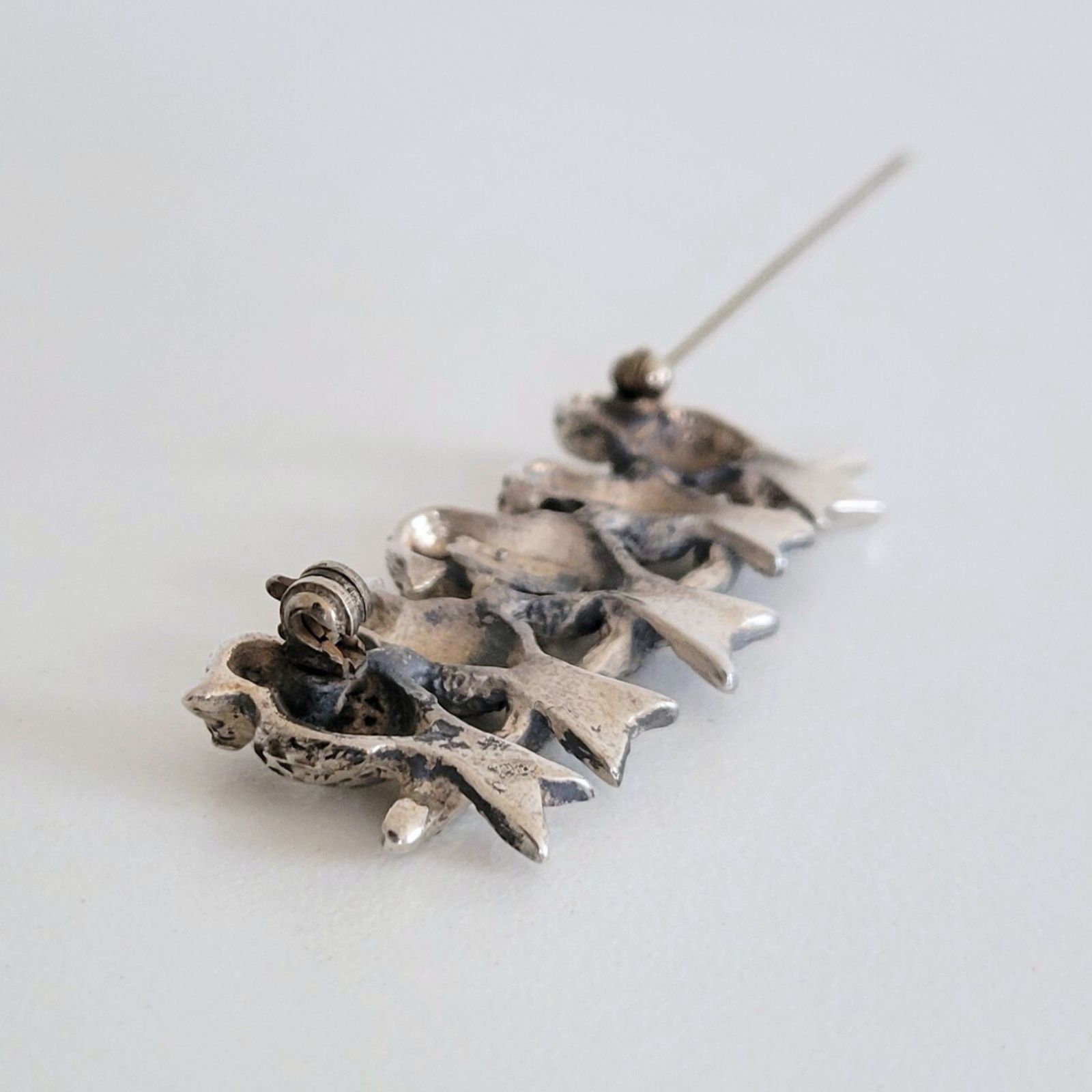 希少！イギリス製1950年代 ガラス ヴィンテージブローチ9725 在庫1点