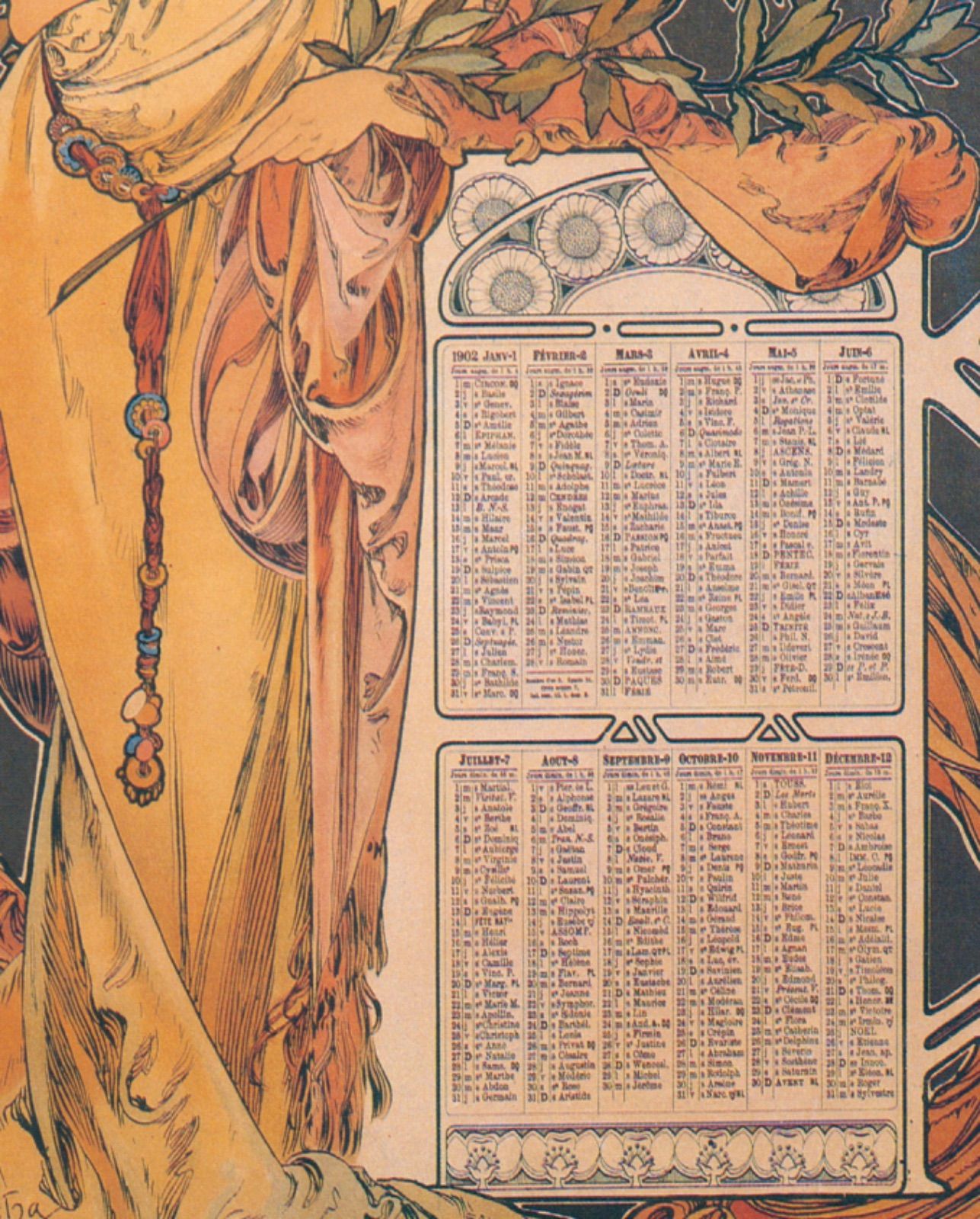 アルフォンスミュシャ　カレンダー Amazon | [輸入版] Alfons Mucha/アルフォンス・ミュシャ 卓上