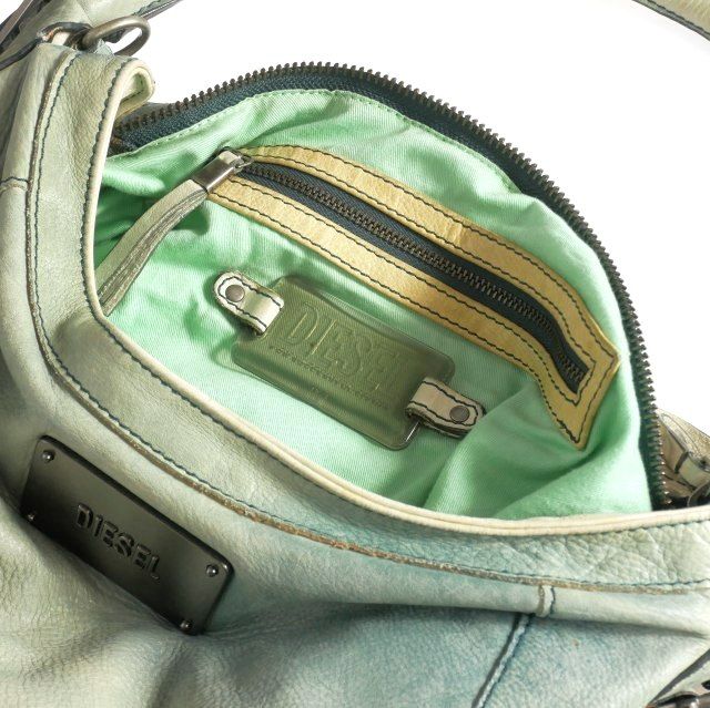 ディーゼル DIESEL メタルロゴプレート グラデーション 2WAY