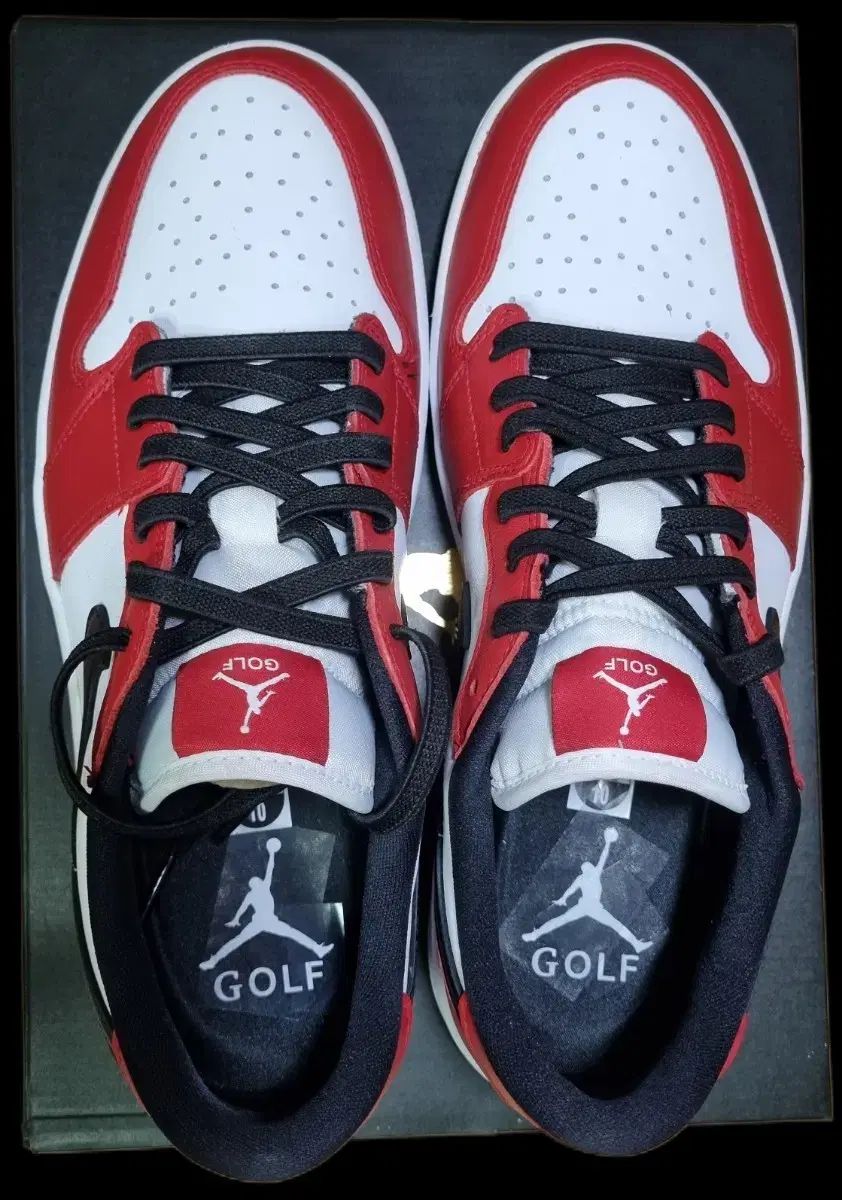 280 エア ジョーダン 1 ロー ゴルフ レッド