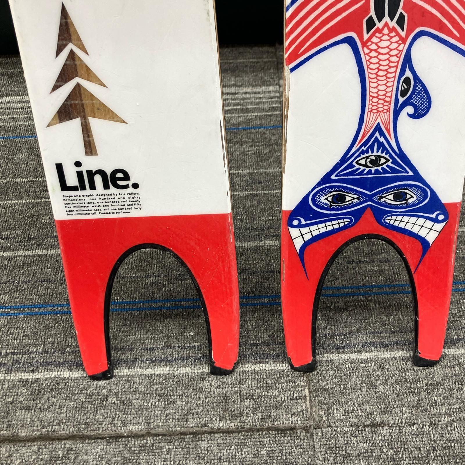  LINE カービングスキー 180 cm PESCADO 板 スキー