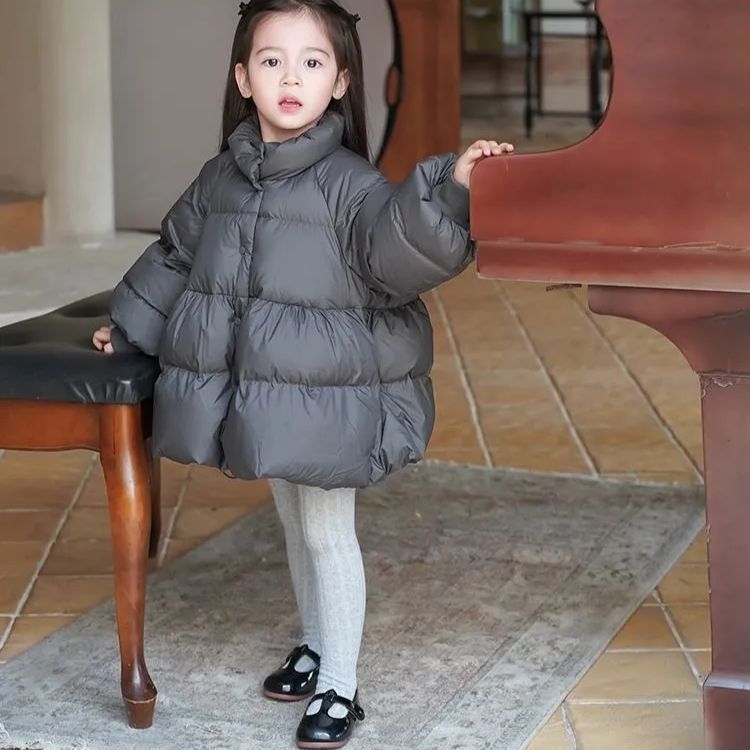コート 女の子 キッズ 子供服 ダウンジャケット ダウンコート 立ち襟 防寒 かわいい 子供服 通学 キッズ服 秋冬 冬 通園 防寒 冬服 子ども服 暖かい シンプル 防寒服 韓国風 七五三 入学式 卒業式 暖かい 上着 haoxin13 fOpy186