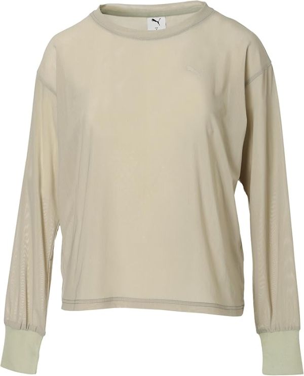 【新品・5営業日で発送】PUMA プーマ AUTUMN_メッシュ_LS_Tシャツ (690178) 色 : LUX_ARMY サイズ : S 