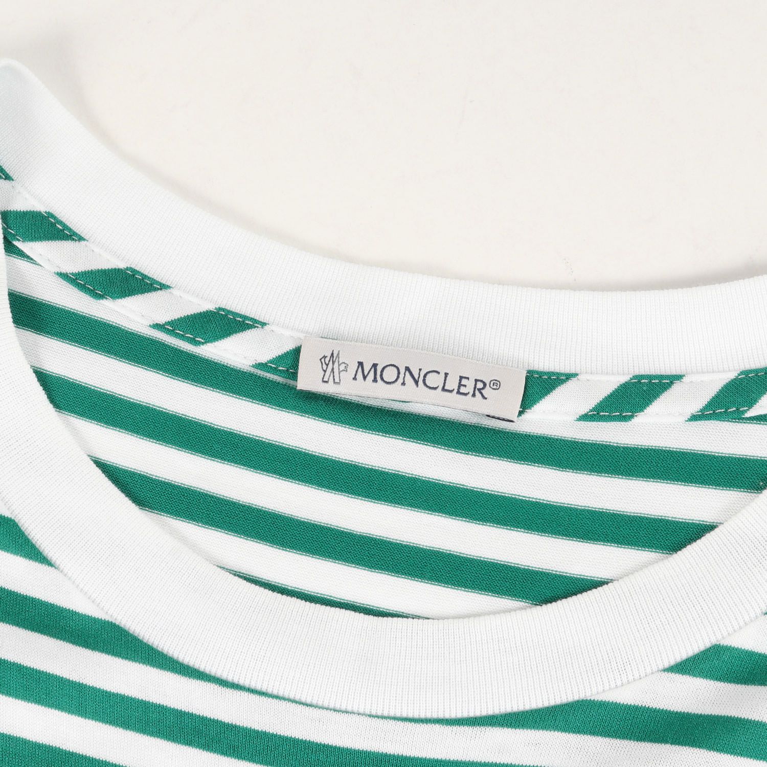 美品 MONCLER モンクレール Tシャツ サイズ:XL 21SS 金箔 ロゴ 
