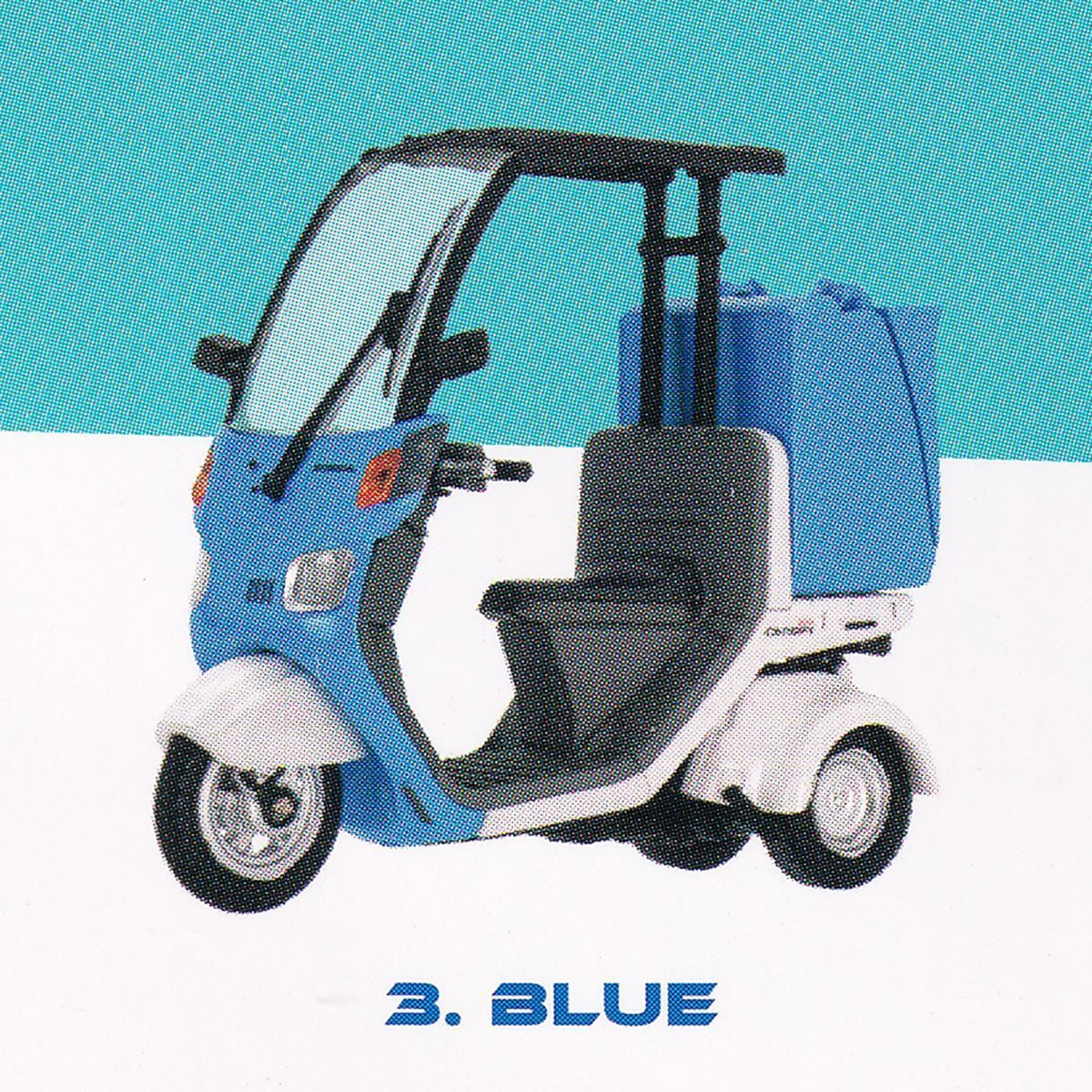 3. BLUE ブルー 【Honda ジャイロキャノピー ミニチュア