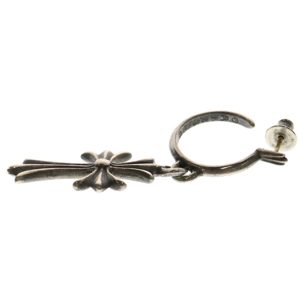 クロムハーツ TINY CH CROSSタイニーCHクロスフープ シルバーピアス CHROME HEARTS クロムハーツ（原本無） TINY CH CROSS タイニー