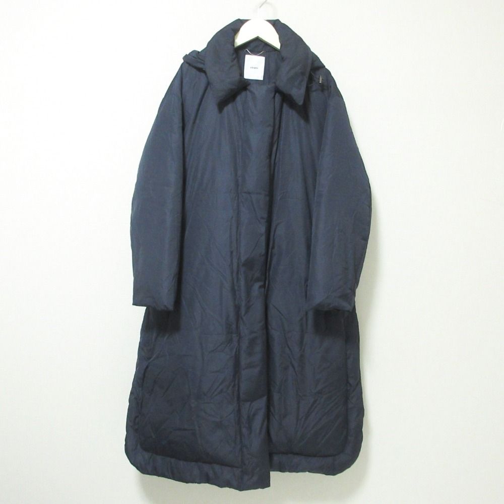 美品 22AW ebure エブール 2WAY フーディー ステンカラー ダウンコート