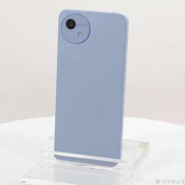 中古品〕 AQUOS wish4 64GB ブルー SH-52E docomo SIMフリー【269