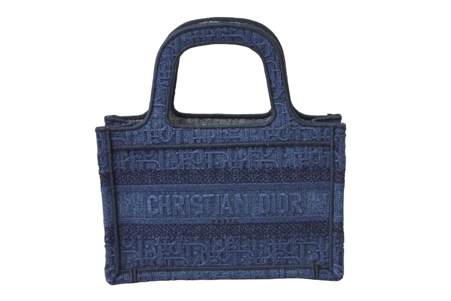 Christian Dior クリスチャンディオール ブック トート ミニ バッグ
