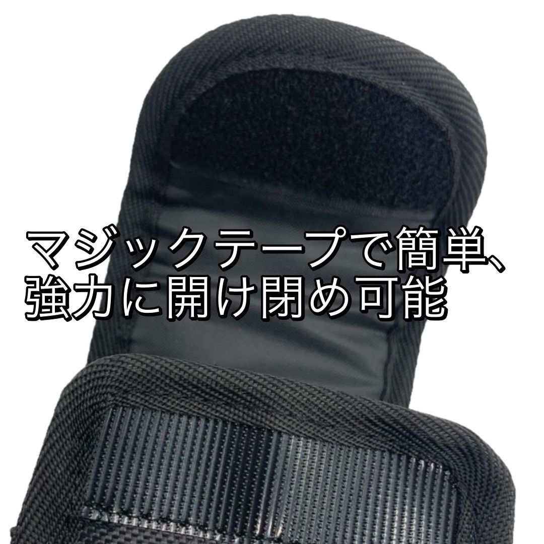 新品 ゴルフ ボールポーチ ブラック ラウンドポーチ ボール