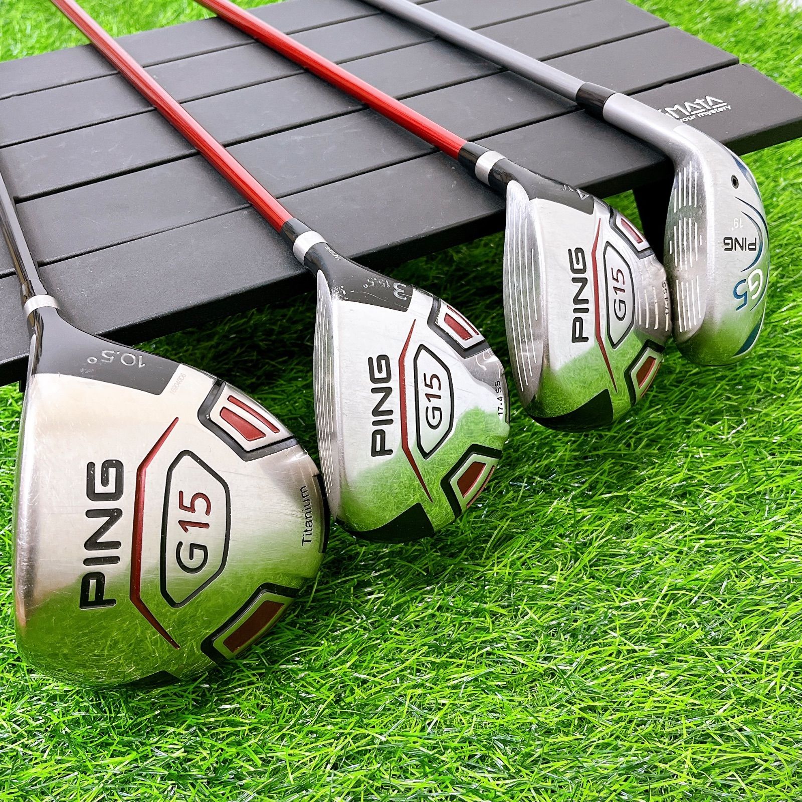 PING G15 G5 / ピン　メンズゴルフクラブ　3点式キャディバッグ付き PING G15 G5 / ピン メンズゴルフクラブ13本セット 3点式