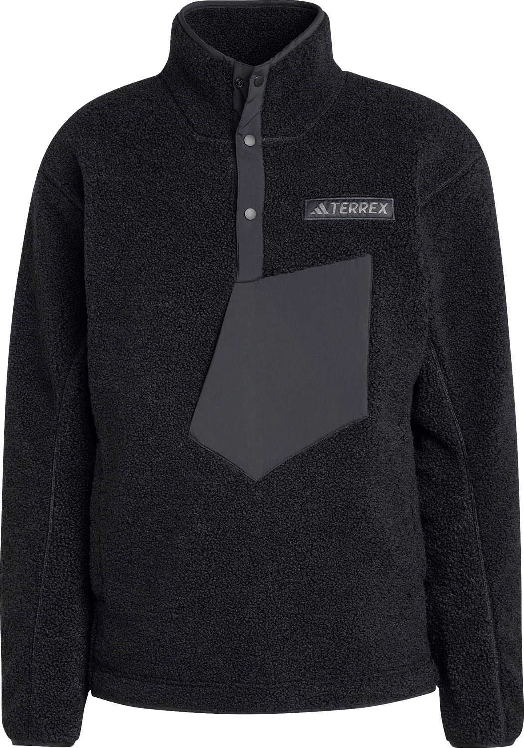 アディダス adidas アウトドア テレックス XPLORIC ハイパイルフリース プルオーバー スウェットシャツ JOJ34 IW0231 ブラック