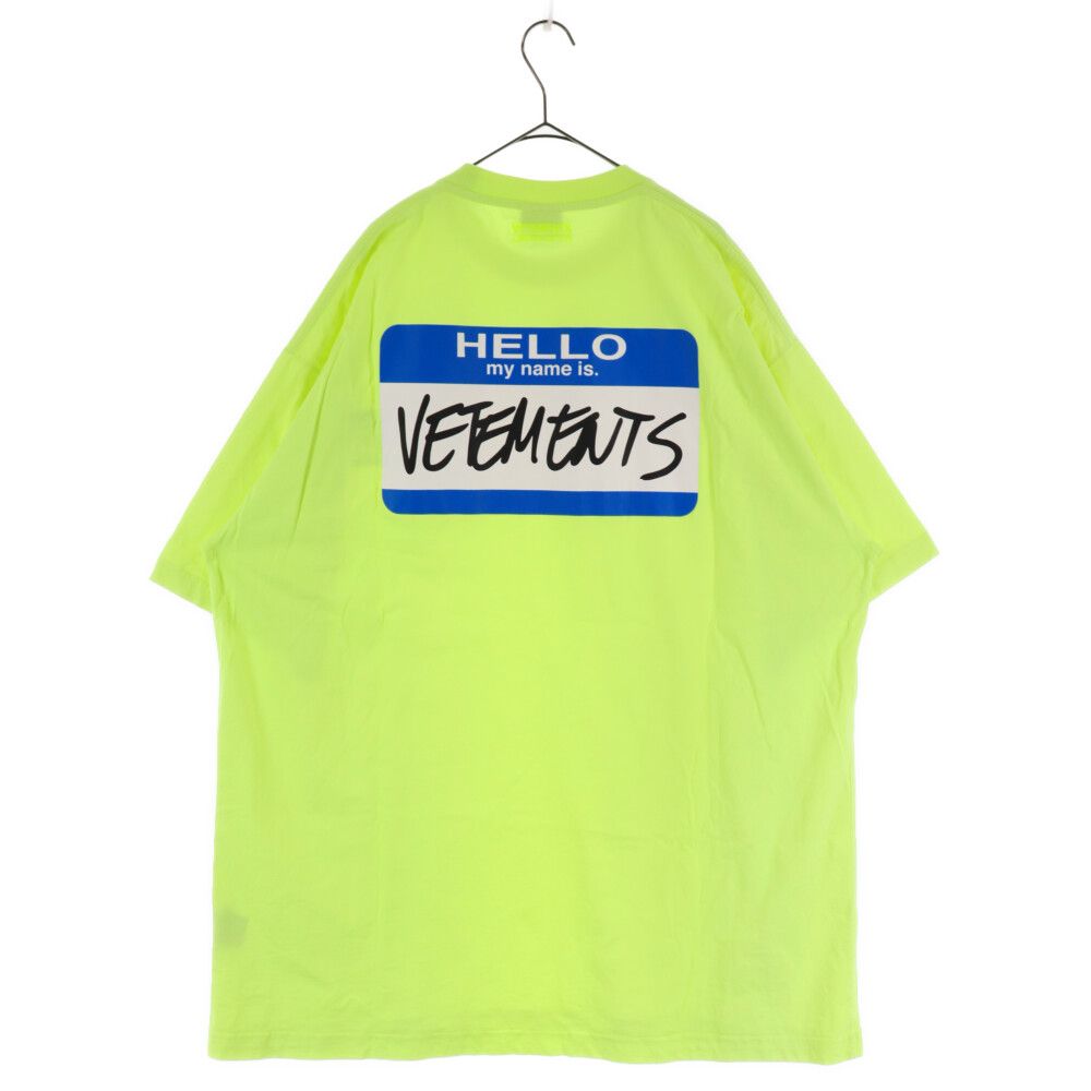 希少】VETEMENTS 21AW HELLO Tシャツ - Tシャツ/カットソー(七分/長袖)