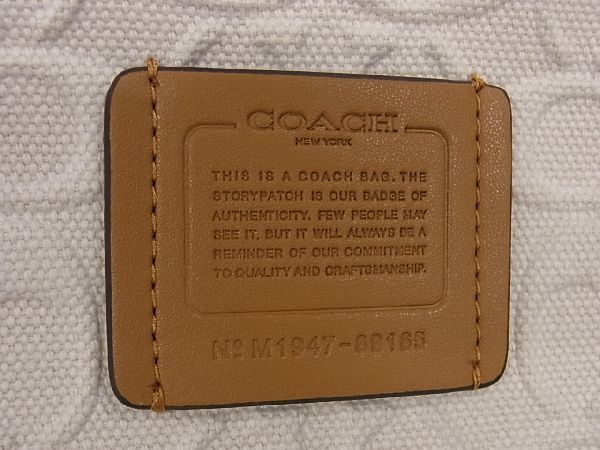 □新品□未使用□ COACH コーチ 89165 シグネチャー 2WAY ハンドバッグ