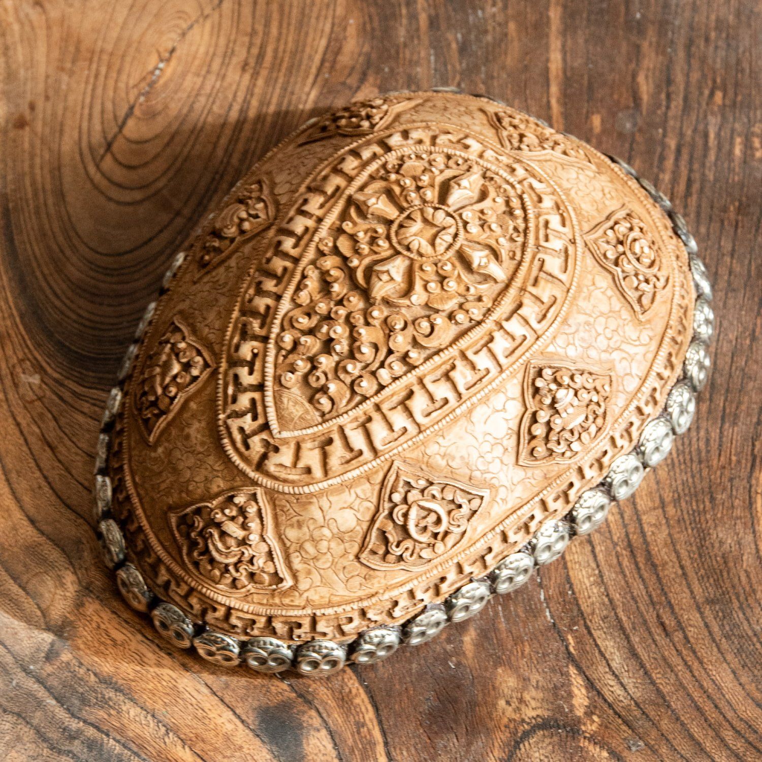 頭骨杯 カパラ 約17cm×13cm×6cm | 骸骨 ガイコツ スカル 髑髏 チベット密教 カパラ カパーラ 頭蓋