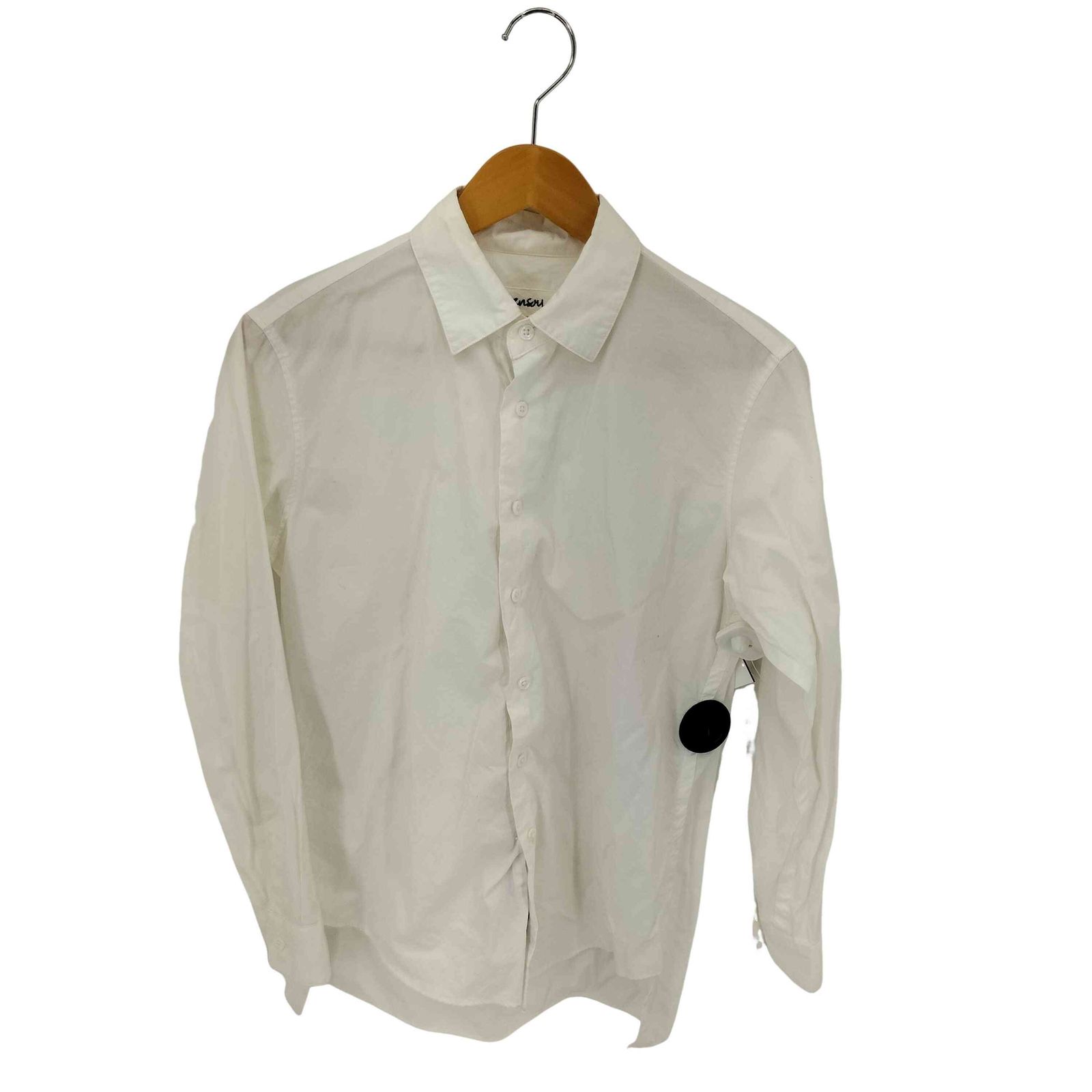 ユーズドフルギ USED古着 {{ensou}} ボタン裏ライン L/S シャツ メンズ JPN：M 