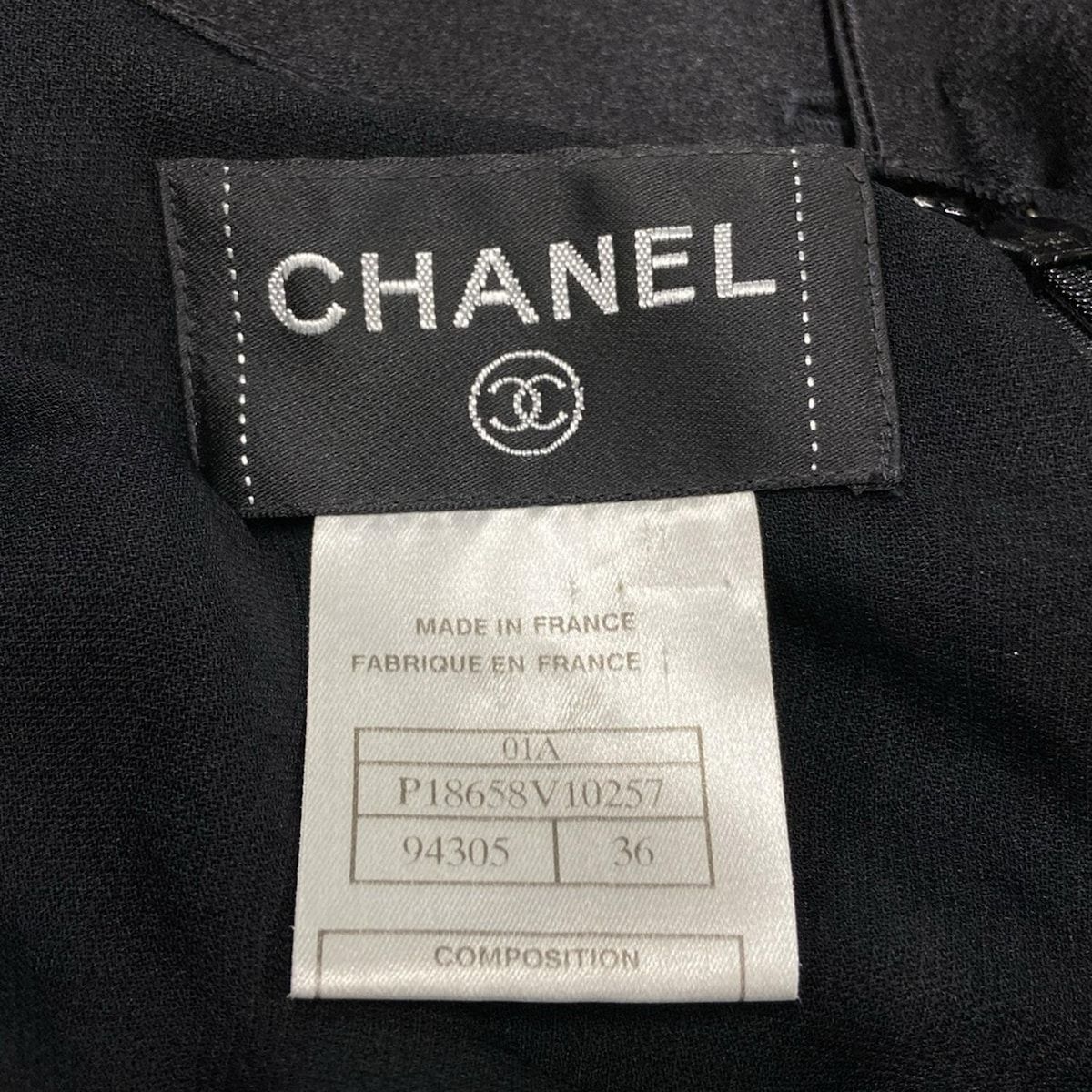 CHANEL(シャネル) ドレス サイズ36 S レディース - P18658 黒