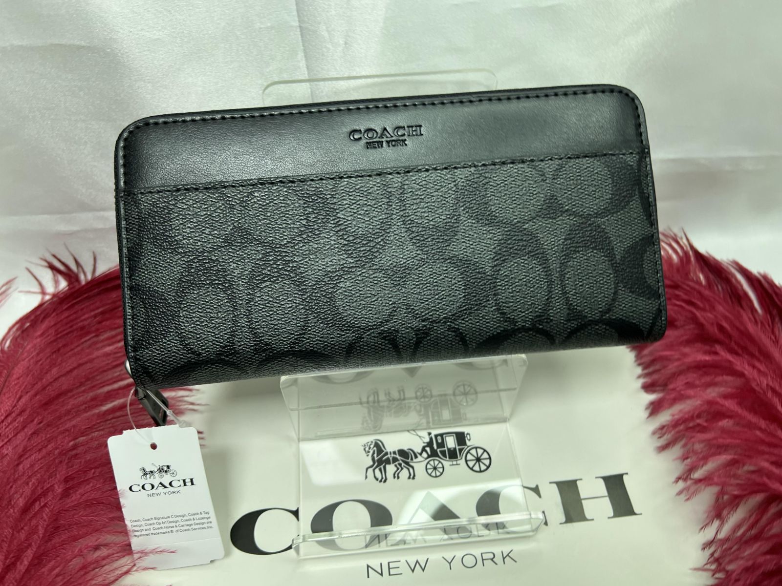 コーチ 長財布 COACH 財布 シグネチャー アコーディオン