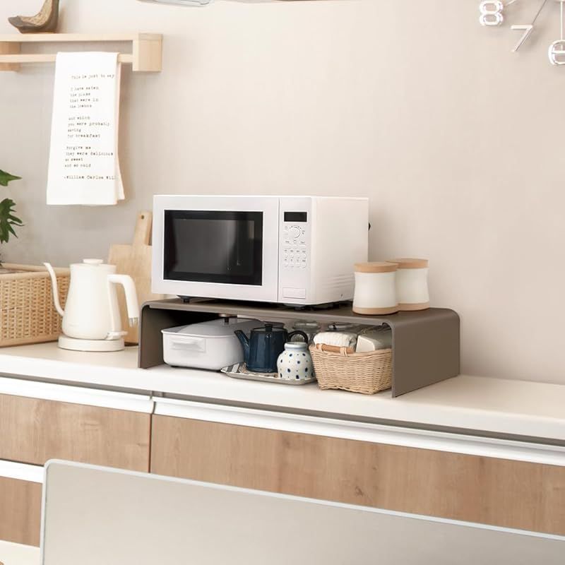 田窪工業所 イージーラック 80cm キッチン マルチ 収納 ブラウンメタリック ER-84BD 1