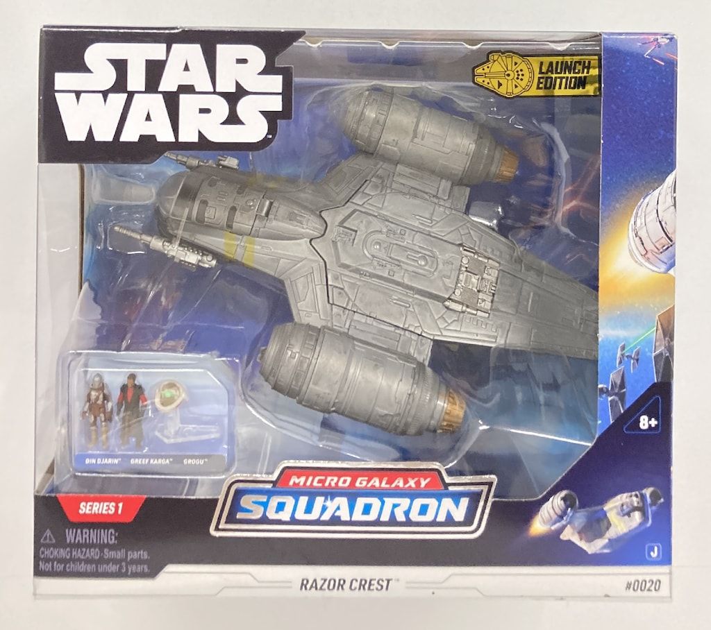 JAZWARES SERIES 1 MICRO GALAXY SQUADRON RAZOR CREST LAUNCH EDITION 0020