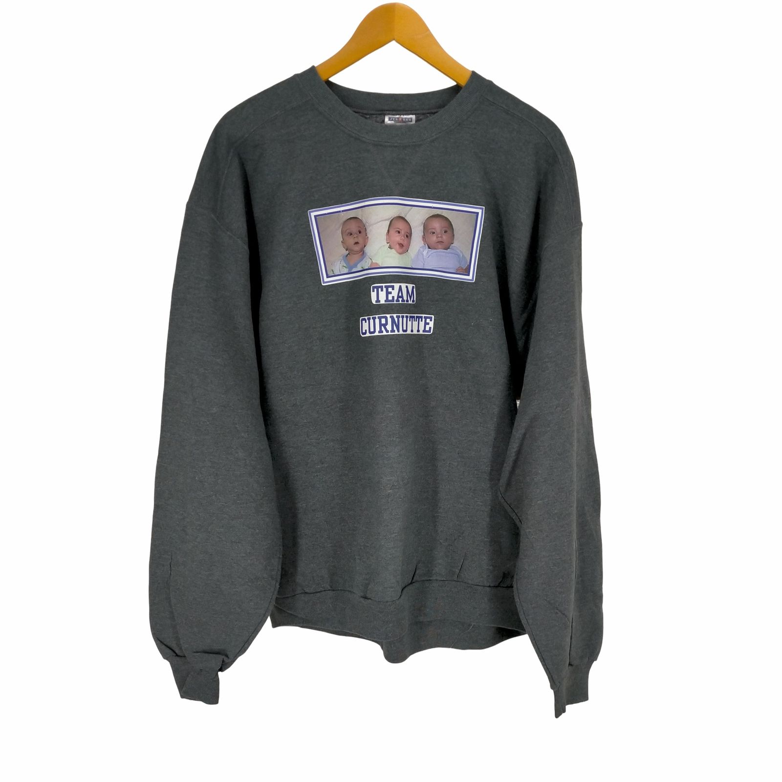 ジャージーズ JERZEES PREMIUM FIT ベイビープリントVガゼットスウェット メンズ JPN：XL 
