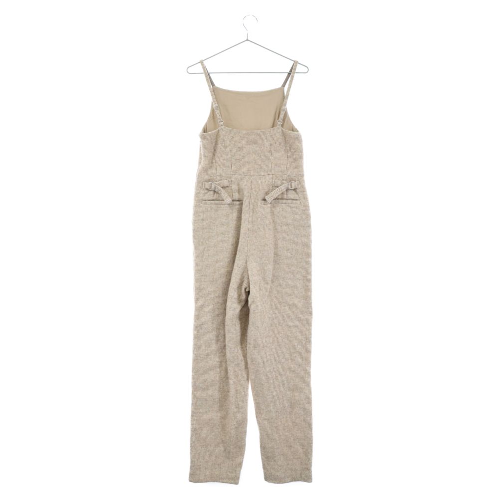 WOOL HAIRLINE LIGHT TWEED OVERALLS オーラリー - サロペット