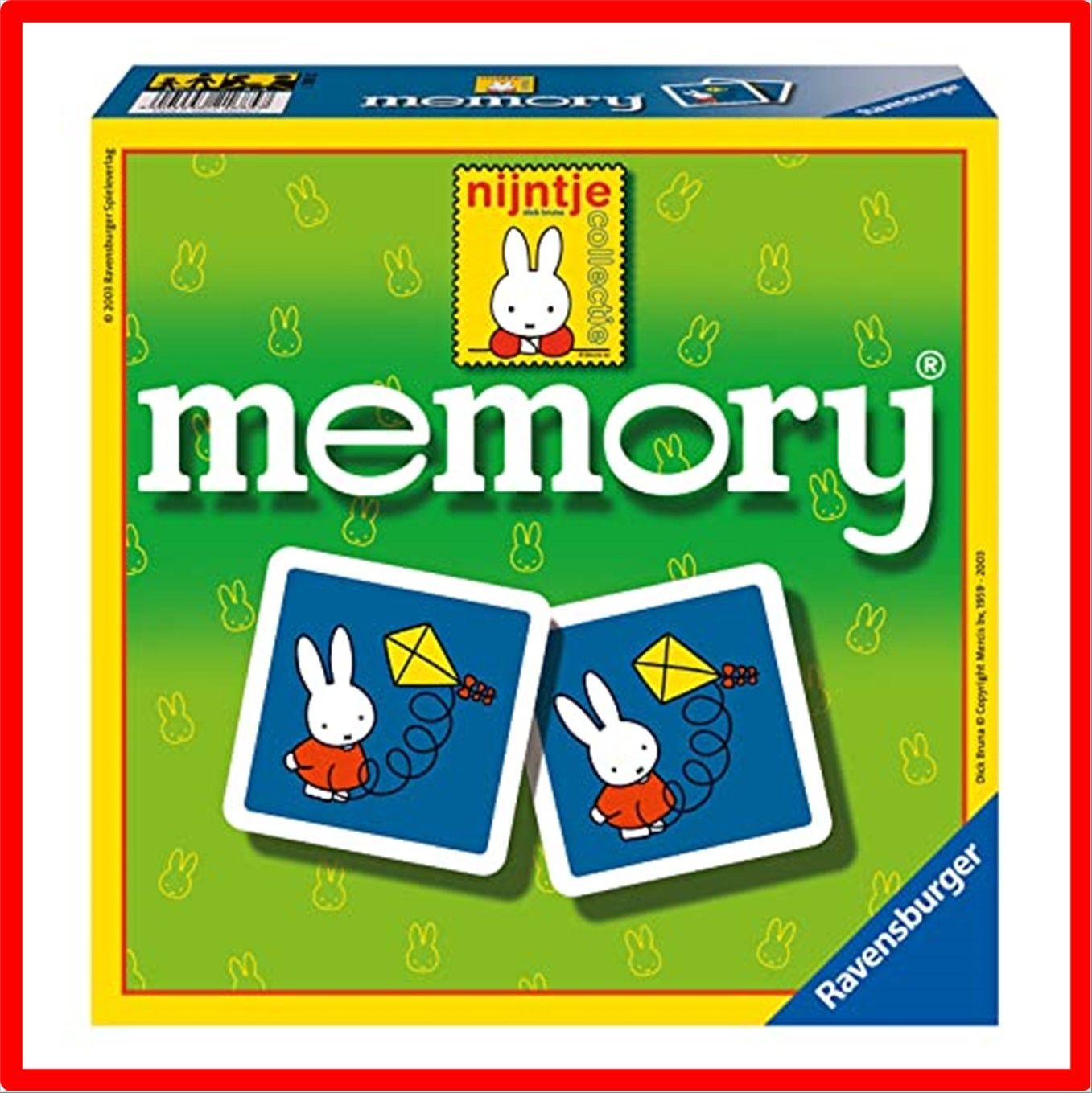 ラベンスバーガー ボードゲーム ミッフィーメモリー 21685 7 (記憶力を鍛