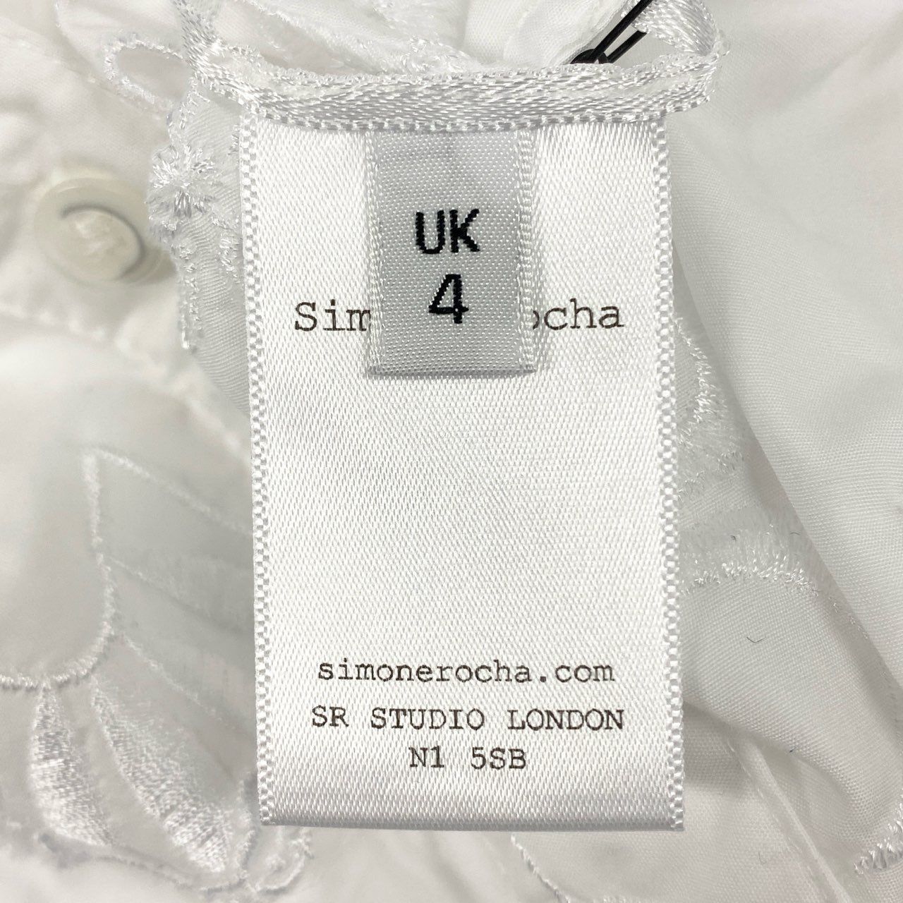 56f5 SIMONE ROCHA シモーネロシャ レース刺繍 長袖 セーラー