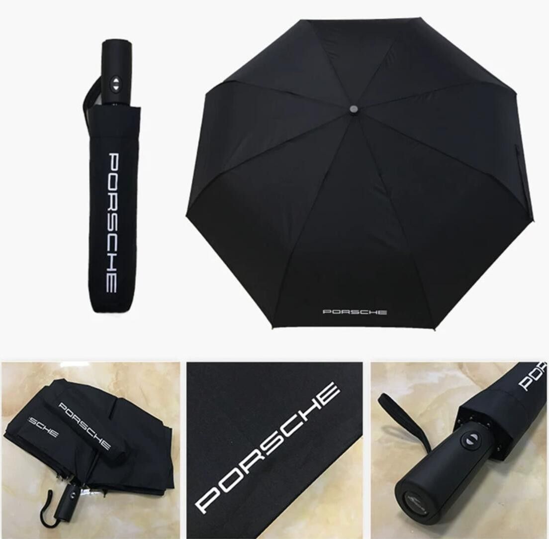 【未使用】ポルシェ　晴雨兼用　折り畳み傘